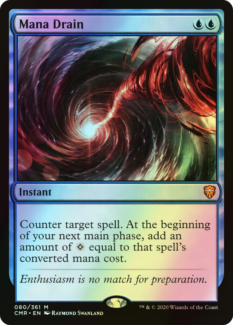 Mana Drain (CMR) #80 [EN/F] s/o
