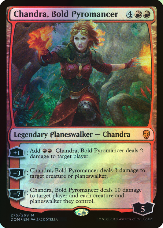 Chandra, Bold Pyromancer (DOM) #275 [EN/F] s/o