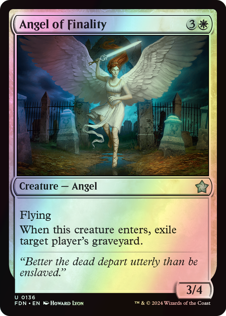 Angel of Finality (FDN) #136 [EN/F] s/o
