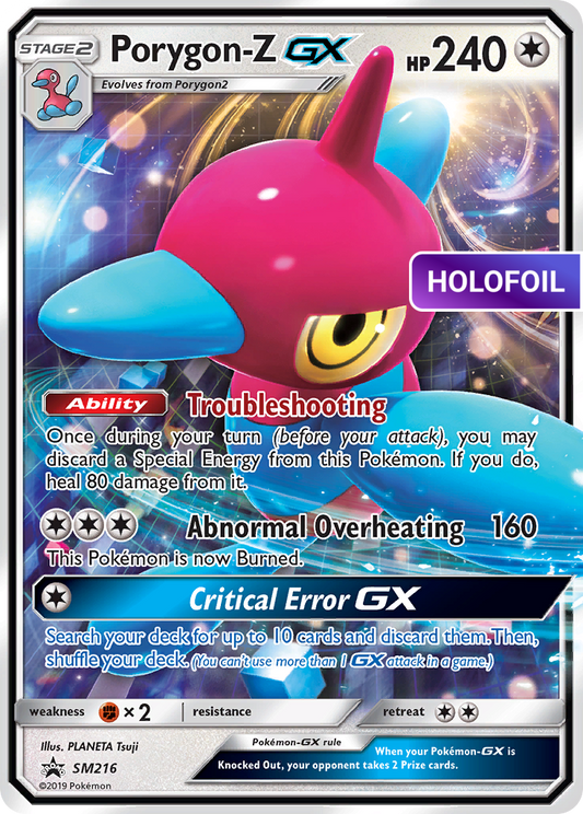 Porygon-Z GX - SM216 (PR-SM) #SM216 [EN/H]