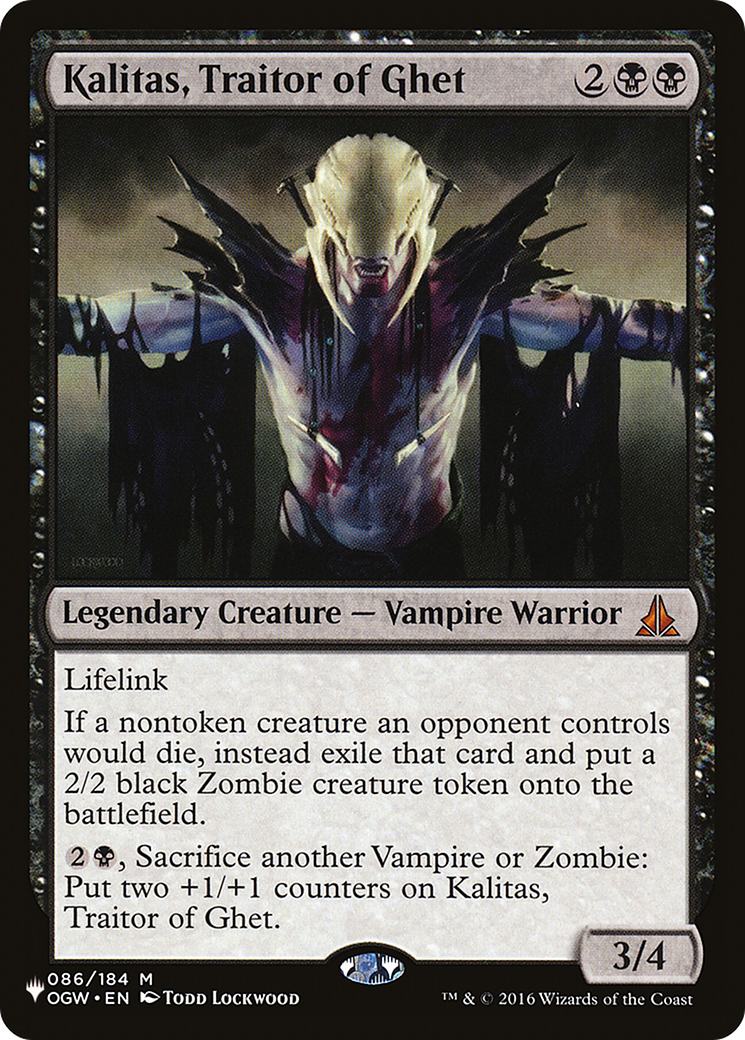 Kalitas, Traitor of Ghet (PLST) #OGW-86 [EN/N]