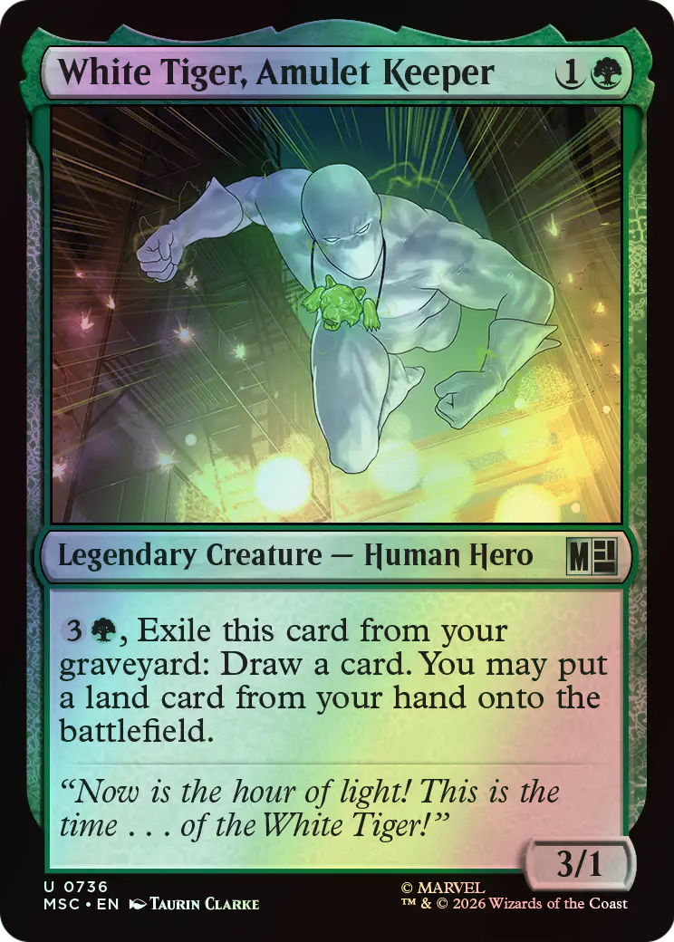 White Tiger, Amulet Keeper (MSC) #736 [EN/F]
