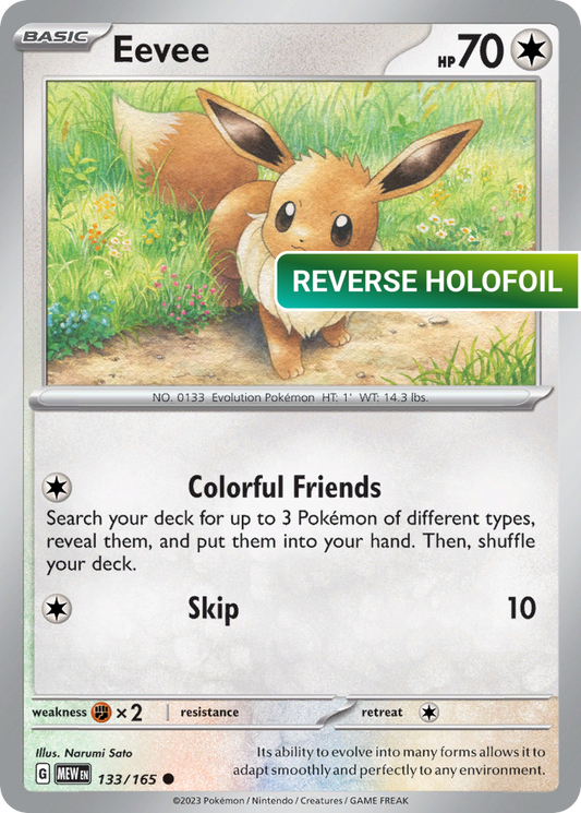 Eevee (MEW) #133 [EN/R] s/o