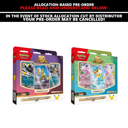[PRE-ORDER] Pokemon TCG: 30th Celebration - Battle Deck (Pair) [SUBJECT TO ALLOCATION]