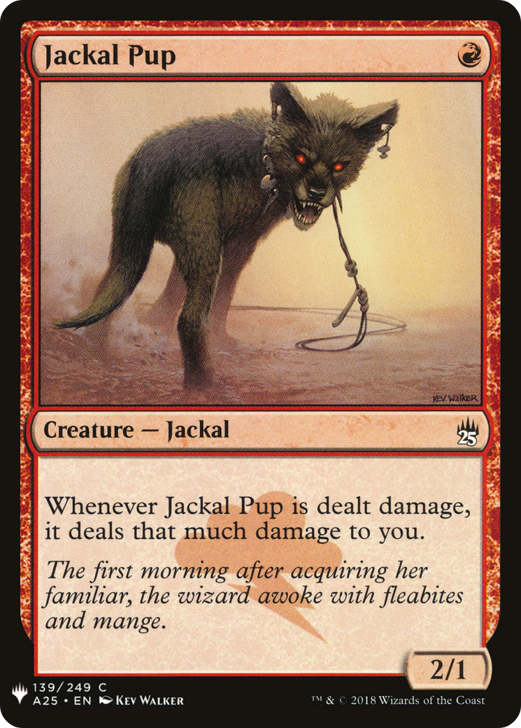 Jackal Pup (PLST) #A25-139 [EN/N]