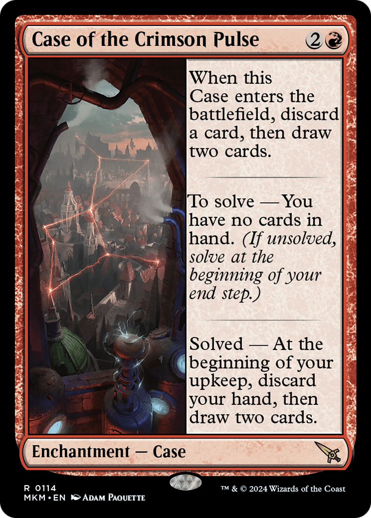 Case of the Crimson Pulse (MKM) #114 [EN/N] s/o