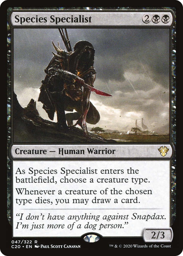 Species Specialist (C20) #47 [EN/N]