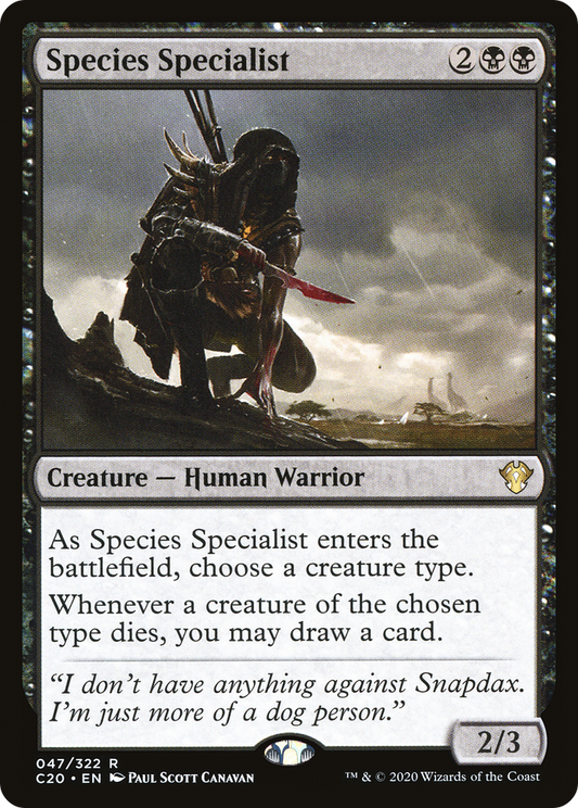 Species Specialist (C20) #47 [EN/N]