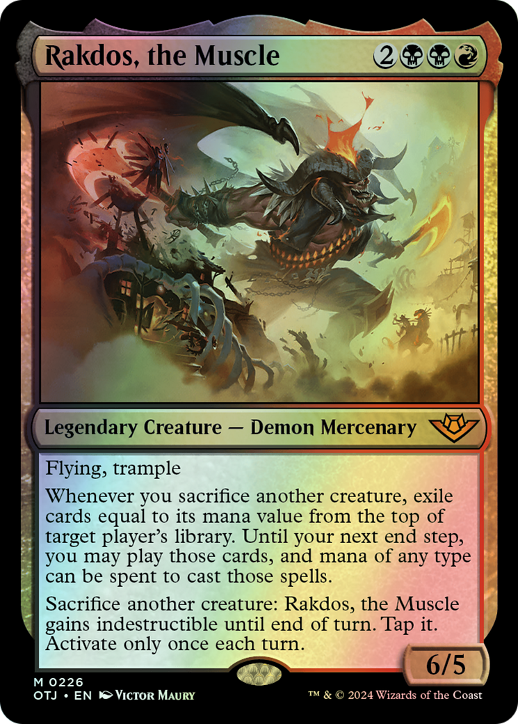 Rakdos, the Muscle (OTJ) #226 [EN/F]