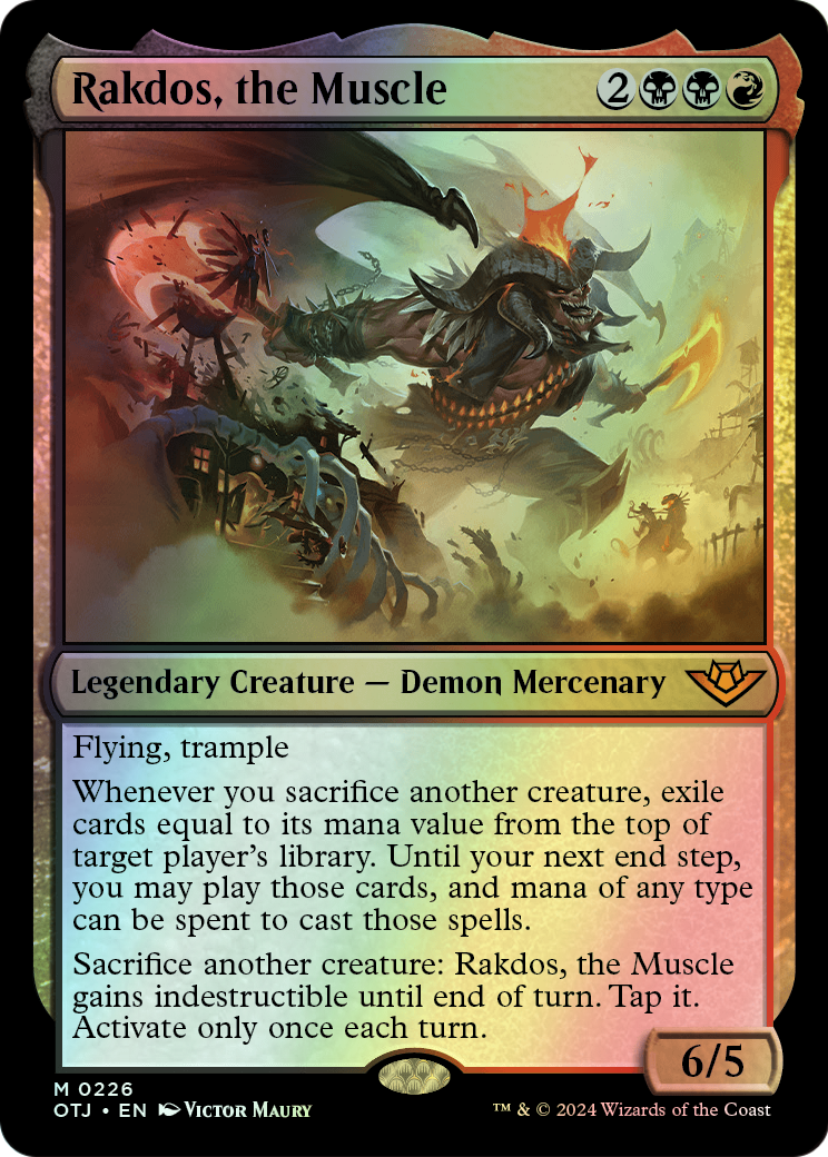 Rakdos, the Muscle (OTJ) #226 [EN/F] s/o