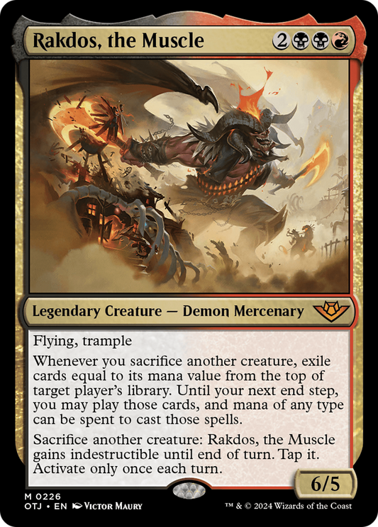 Rakdos, the Muscle (OTJ) #226 [EN/N] s/o