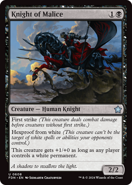 Knight of Malice (FDN) #608 [EN/N]