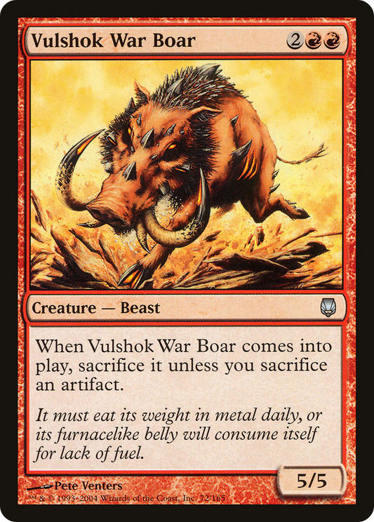 Vulshok War Boar (DST) #72 [EN/N]