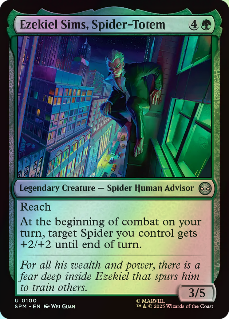 Ezekiel Sims, Spider-Totem (SPM) #100 [EN/F]