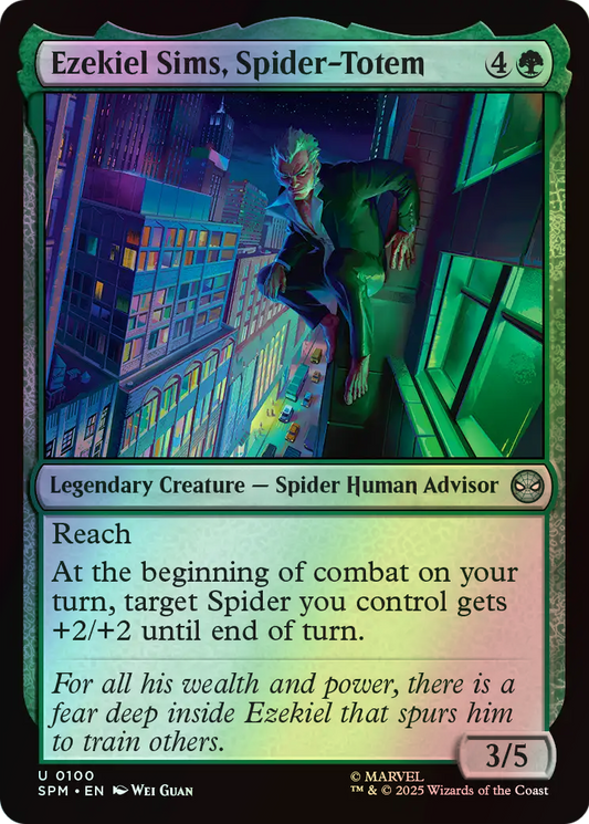 Ezekiel Sims, Spider-Totem (SPM) #100 [EN/F]