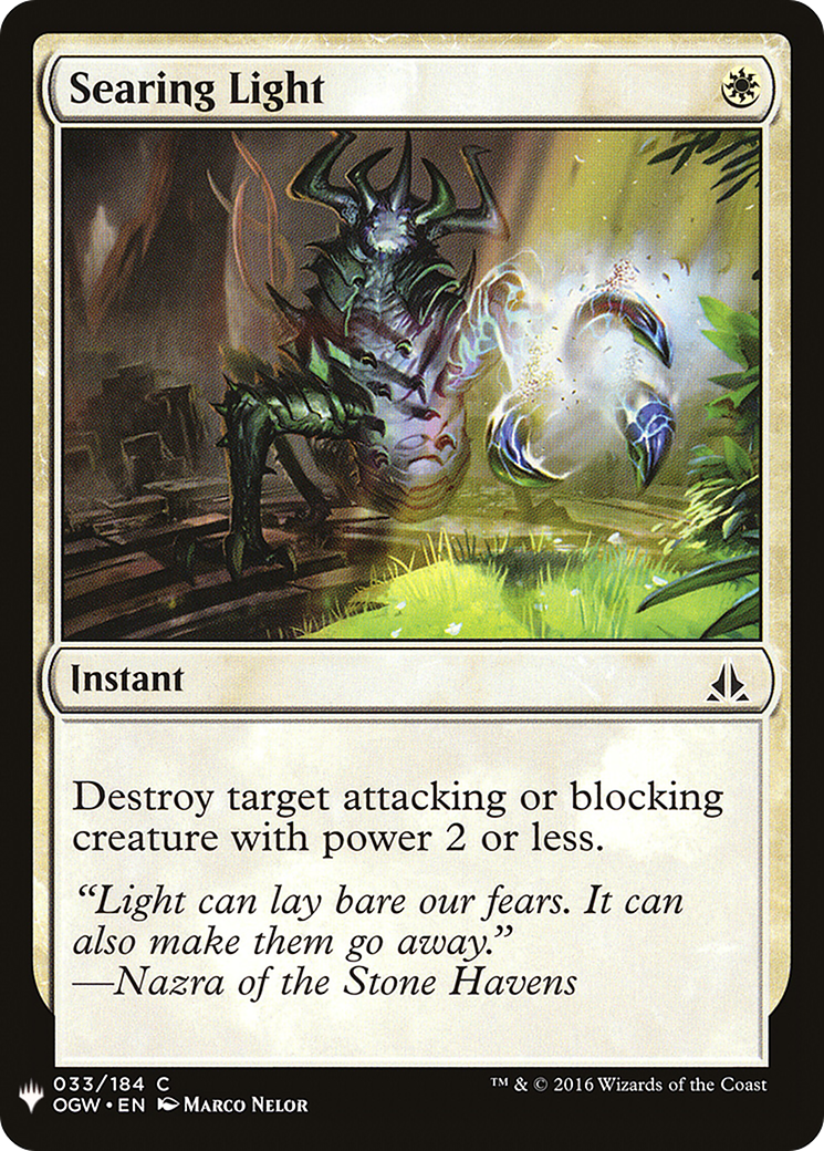 Searing Light (PLST) #OGW-33 [EN/N]