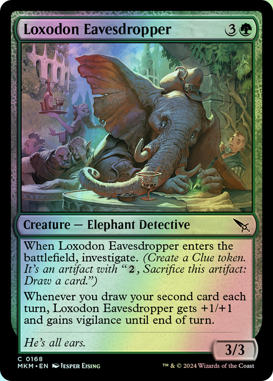 Loxodon Eavesdropper (MKM) #168 [EN/F]