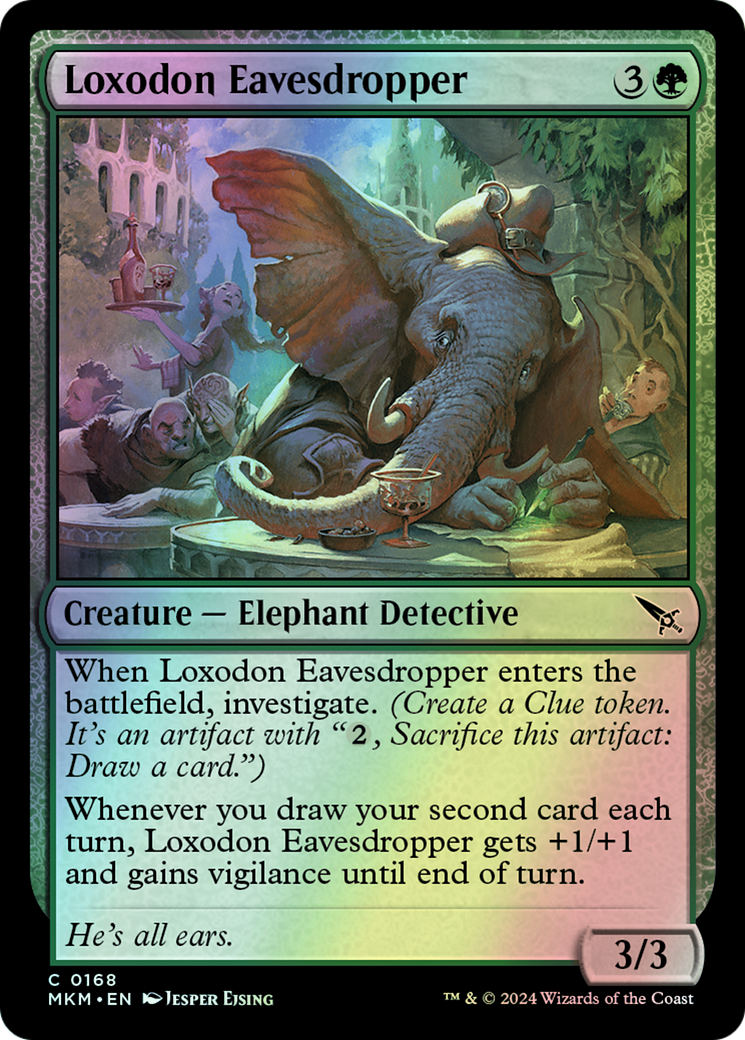 Loxodon Eavesdropper (MKM) #168 [EN/F]