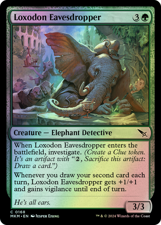 Loxodon Eavesdropper (MKM) #168 [EN/F]