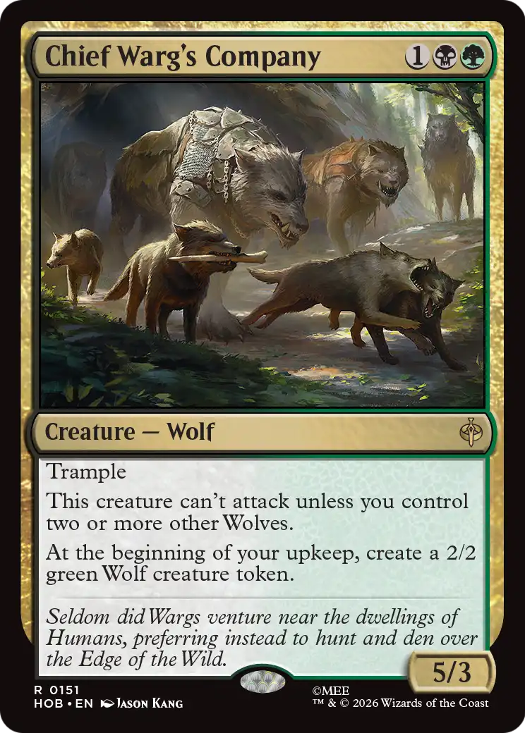 Chief Warg's Company (HOB) #151 [EN/N]