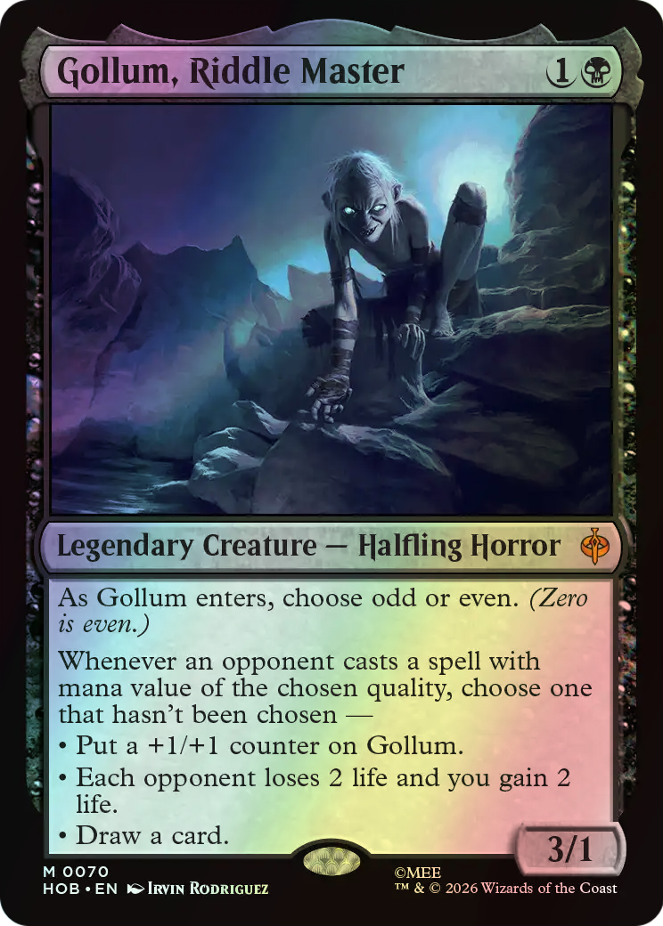Gollum, Riddle Master (HOB) #70 [EN/F]