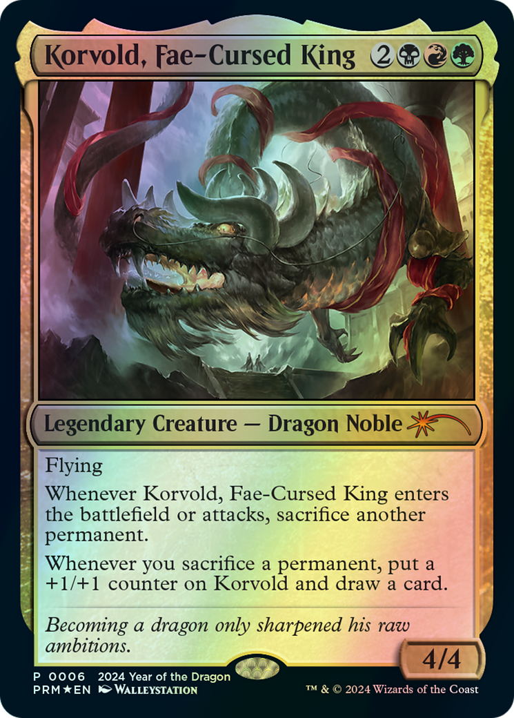Korvold, Fae-Cursed King (PL24) #6 [EN/F] s/o