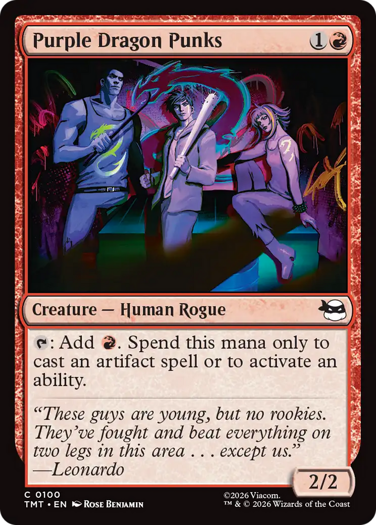 Purple Dragon Punks (TMT) #100 [EN/N]