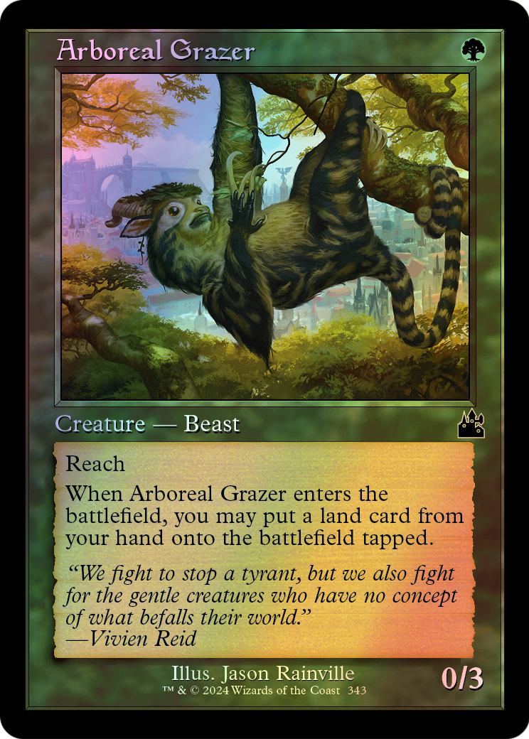 Arboreal Grazer (RVR) #343 [EN/F]