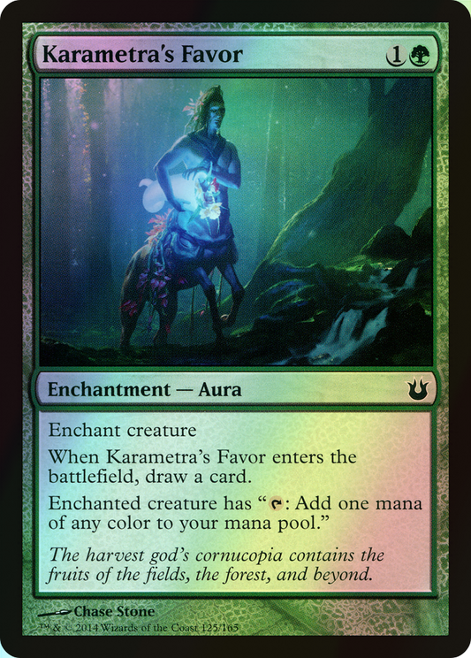 Karametra's Favor (BNG) #125 [EN/F]