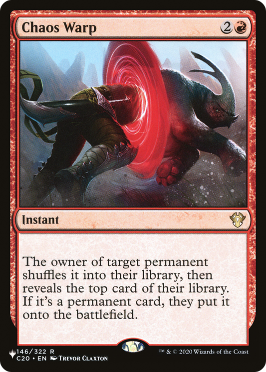 Chaos Warp (PLST) #C20-146 [EN/N] s/o