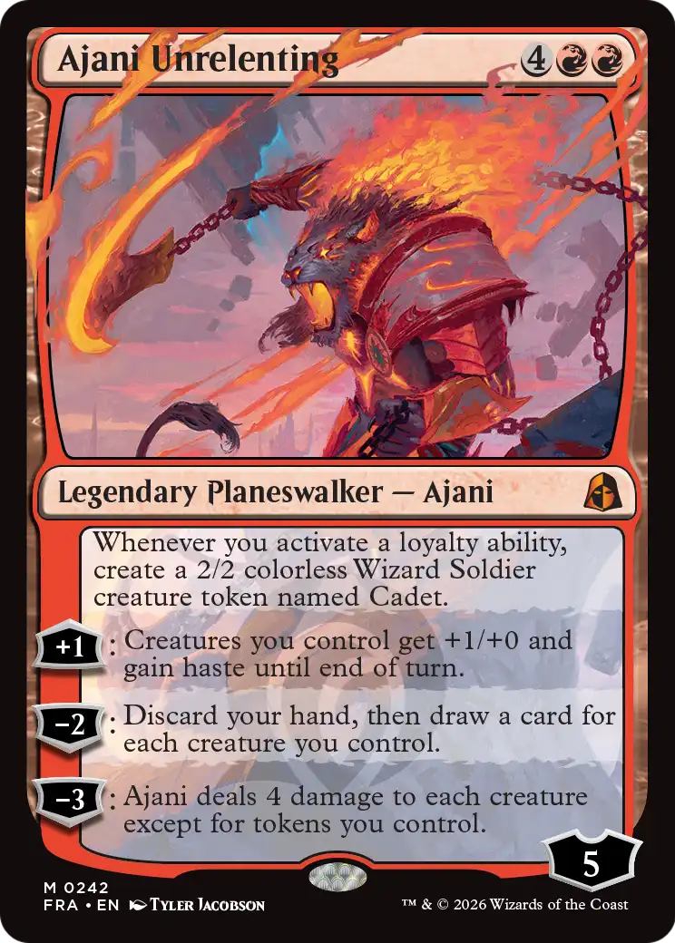 Ajani Unrelenting (FRA) #242 [EN/N]