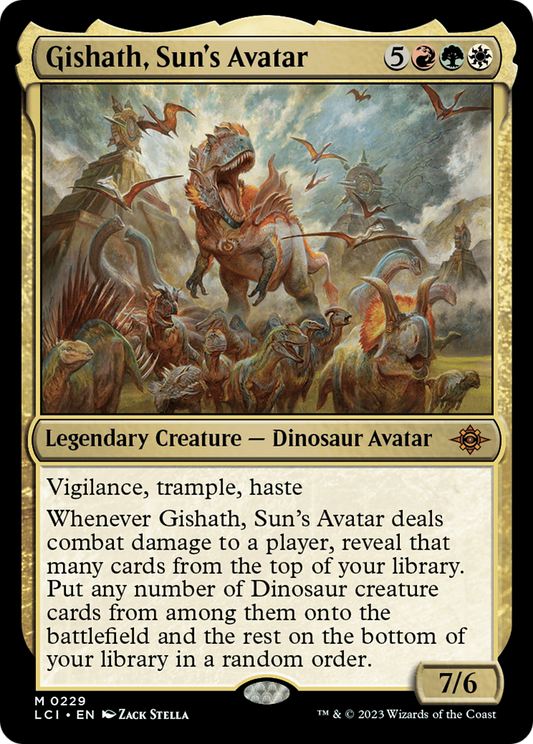 Gishath, Sun's Avatar (LCI) #229 [EN/N] s/o