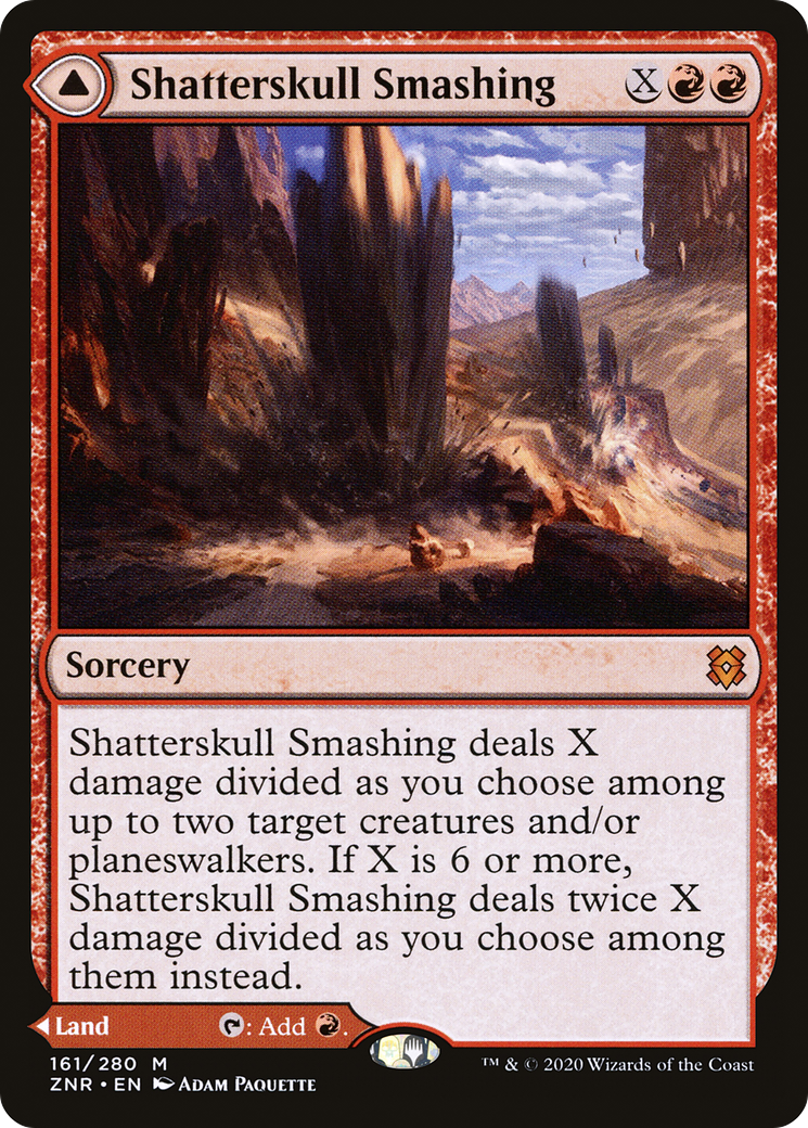 Shatterskull Smashing // Shatterskull, the Hammer Pass (ZNR) #161 [EN/N] s/o