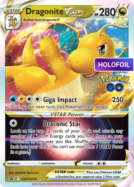 Dragonite VSTAR - SWSH236 (PR-SW) #SWSH236 [EN/H] s/o