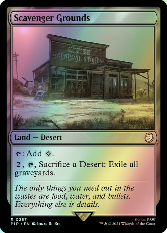 Scavenger Grounds (PIP) #287 [EN/F] s/o
