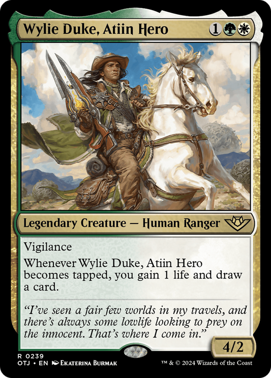 Wylie Duke, Atiin Hero (OTJ) #239 [EN/N] s/o