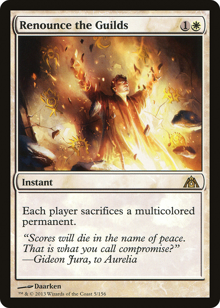Renounce the Guilds (DGM) #5 [EN/N]