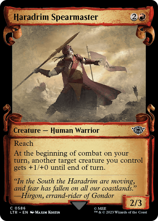 Haradrim Spearmaster (LTR) #586 [EN/N]