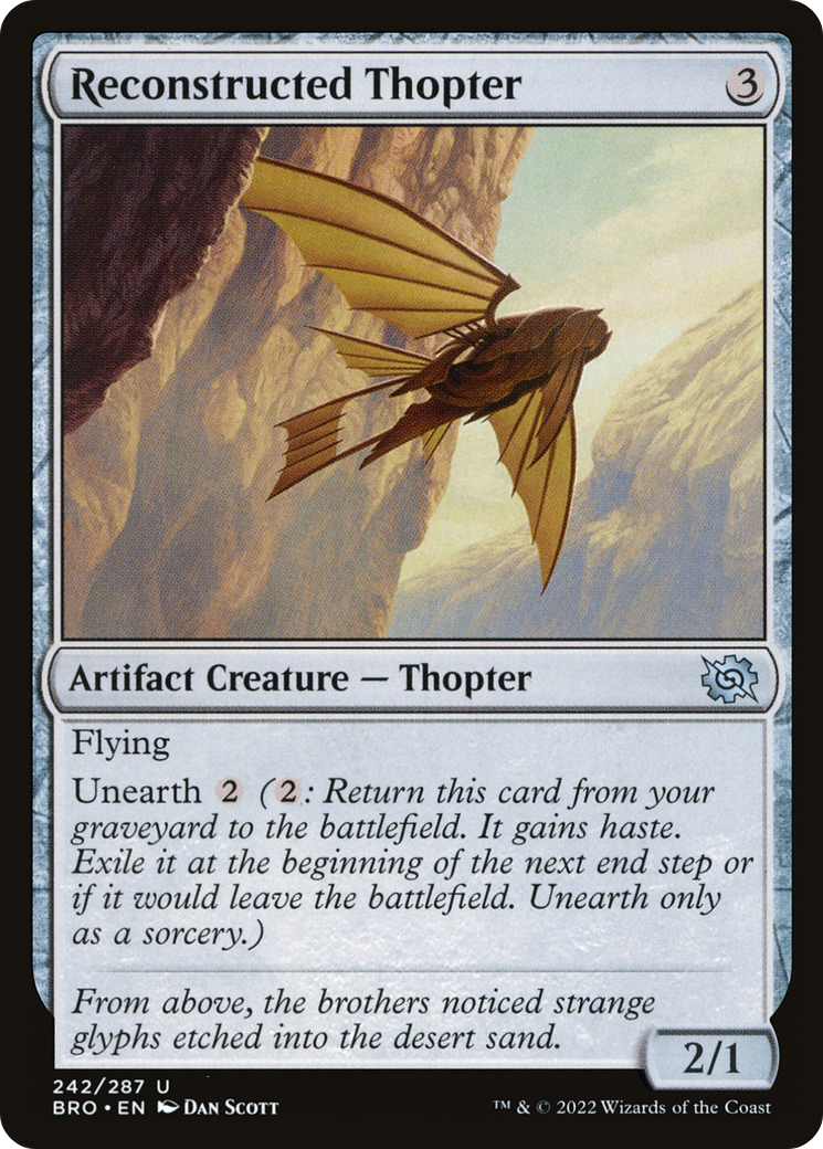 Reconstructed Thopter (BRO) #242 [EN/N]