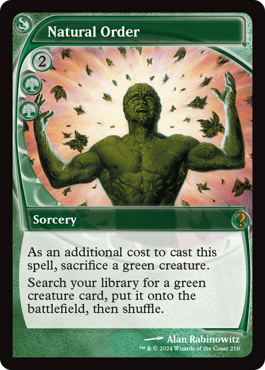 Natural Order (MB2) #210 [EN/N] s/o