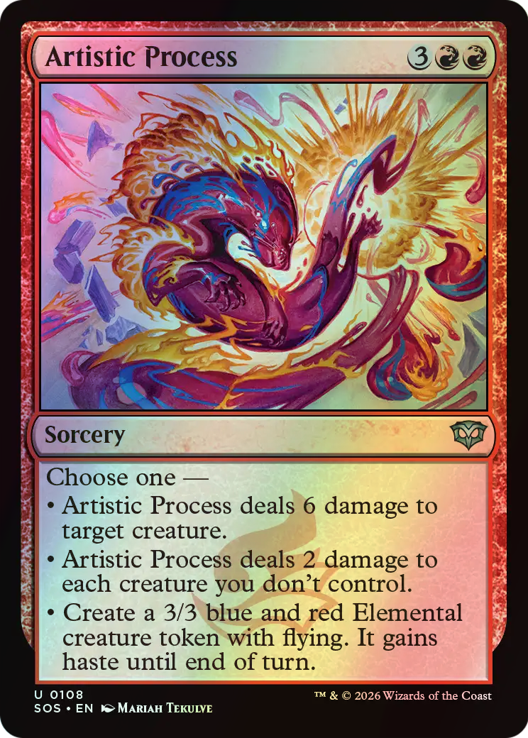 Artistic Process (SOS) #108 [EN/F]