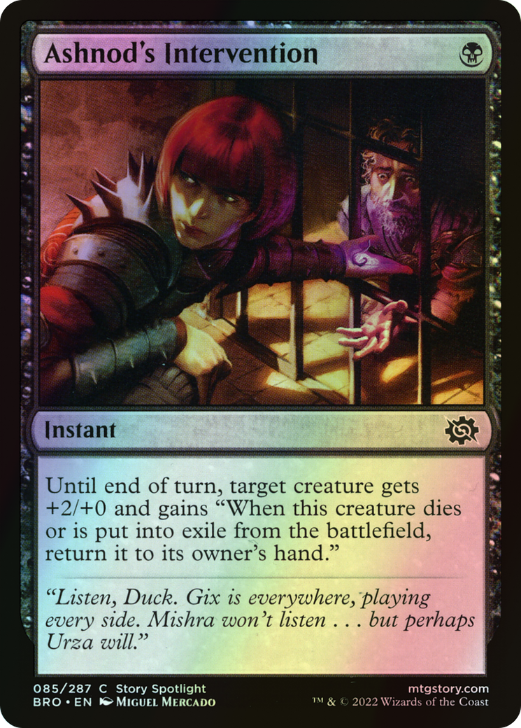 Ashnod's Intervention (BRO) #85 [EN/F] s/o