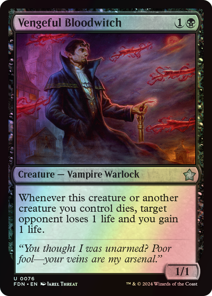 Vengeful Bloodwitch (FDN) #76 [EN/F] s/o