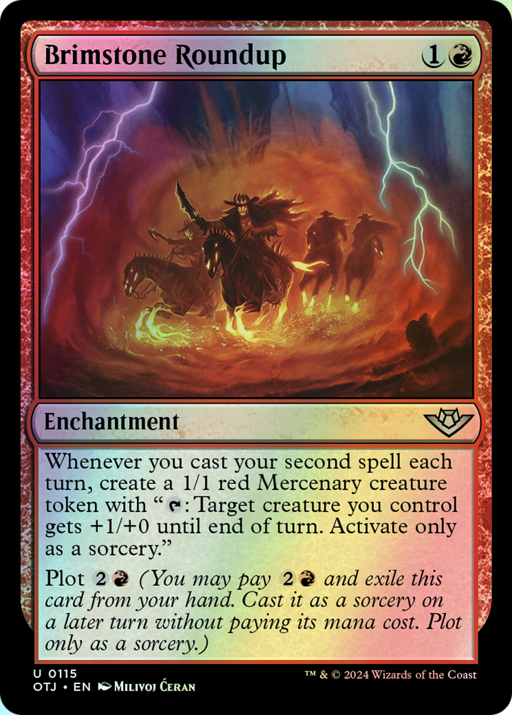 Brimstone Roundup (OTJ) #115 [EN/F]