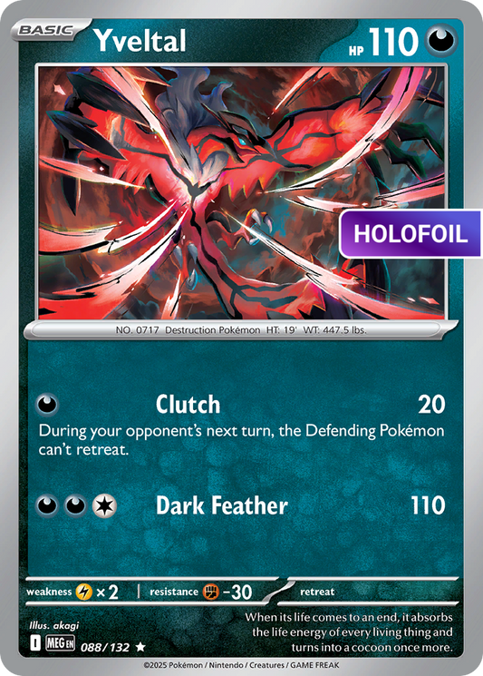 Yveltal (MEG) #088 [EN/H] s/o