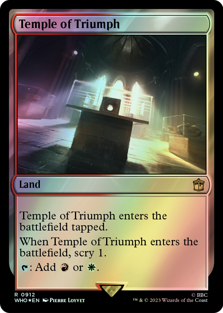 Temple of Triumph - Surge Foil (WHO) #912 [EN/F]