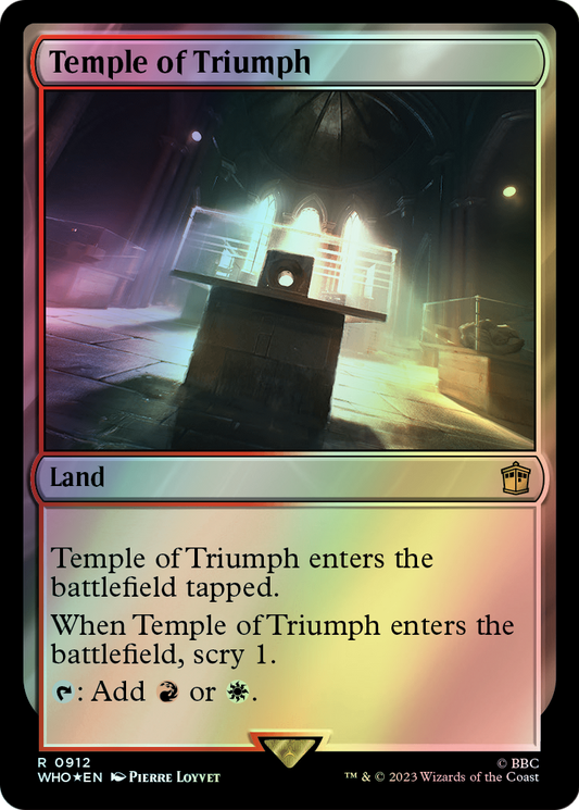 Temple of Triumph - Surge Foil (WHO) #912 [EN/F]