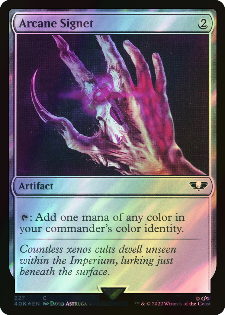 Arcane Signet - Surge Foil (40K) #227★ [EN/F]