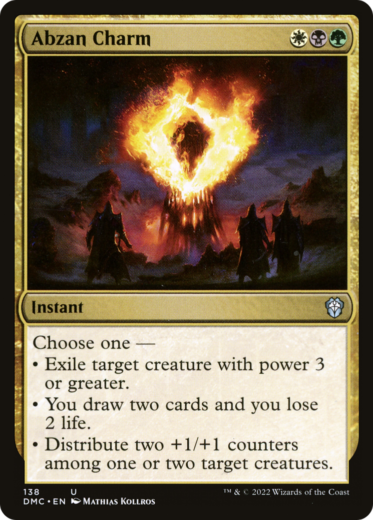 Abzan Charm (DMC) #138 [EN/N] s/o