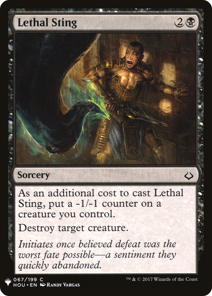 Lethal Sting (PLST) #HOU-67 [EN/N]